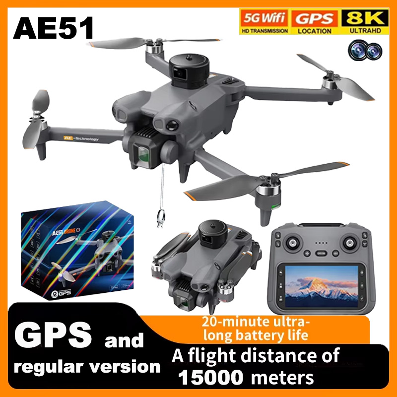 Drone Avion Rc - Drone GPS AE51 Dengan Penghindaran Rintangan