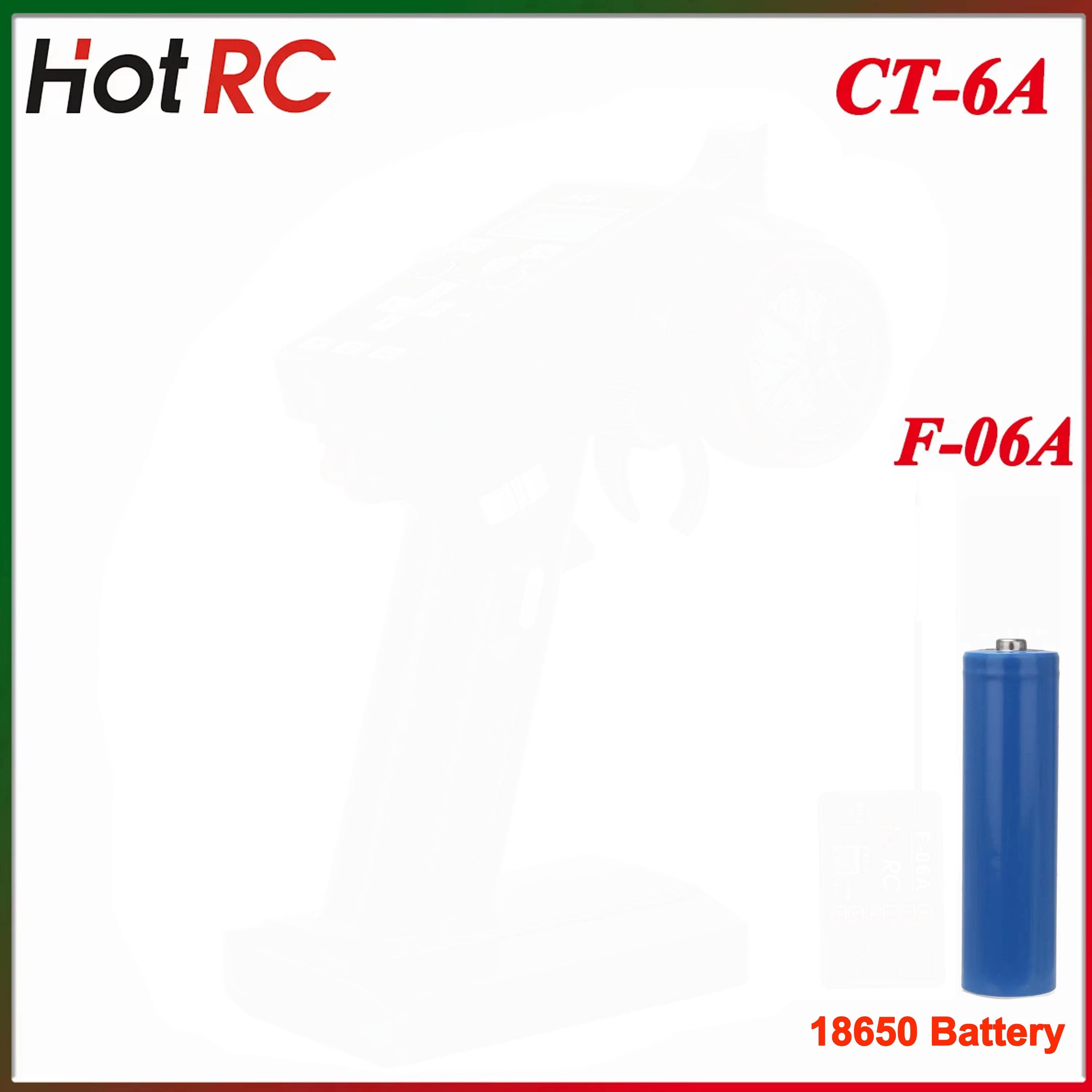 Drone Rc Transmitter And Receiver - HotRC CT-6A 2.4G 6CH 6 Saluran