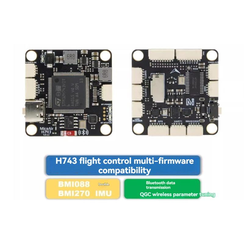 Betaflight Flight Controller - MicoAir743 V2 Pengontrol Penerbangan Dual IMU
