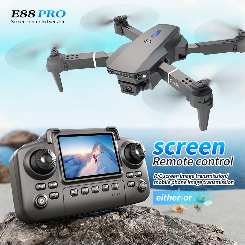 Drone Vera Rc - Drone E88 PRO Profesional dengan Layar