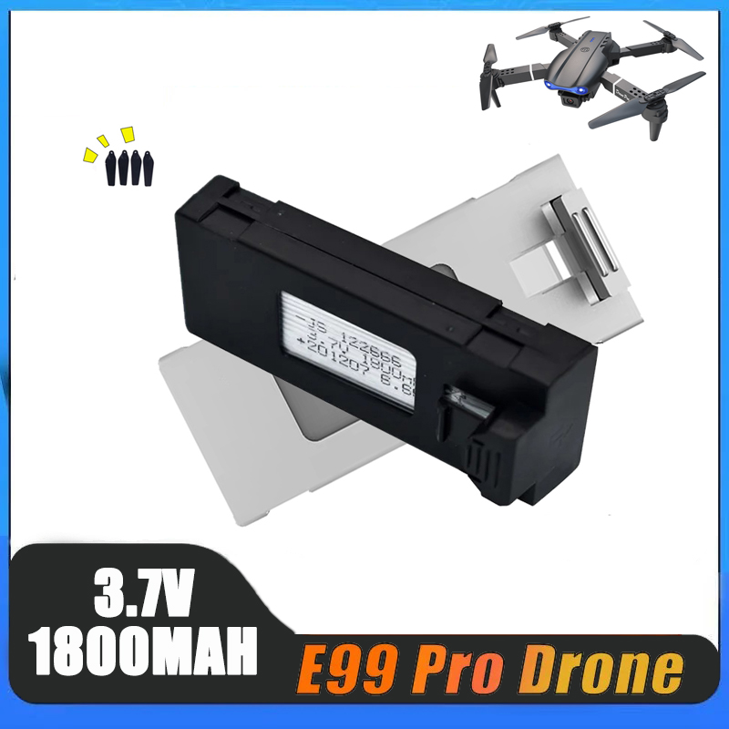 Drone Rc E99 K3 - 1-10 buah E99 Pro baterai Drone