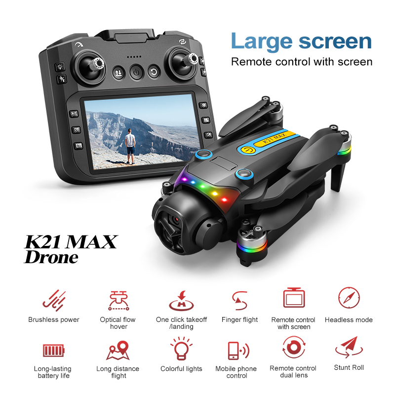 Drone Rc Plegable - Drone Udara Luar Ruangan Elektrik Kamera