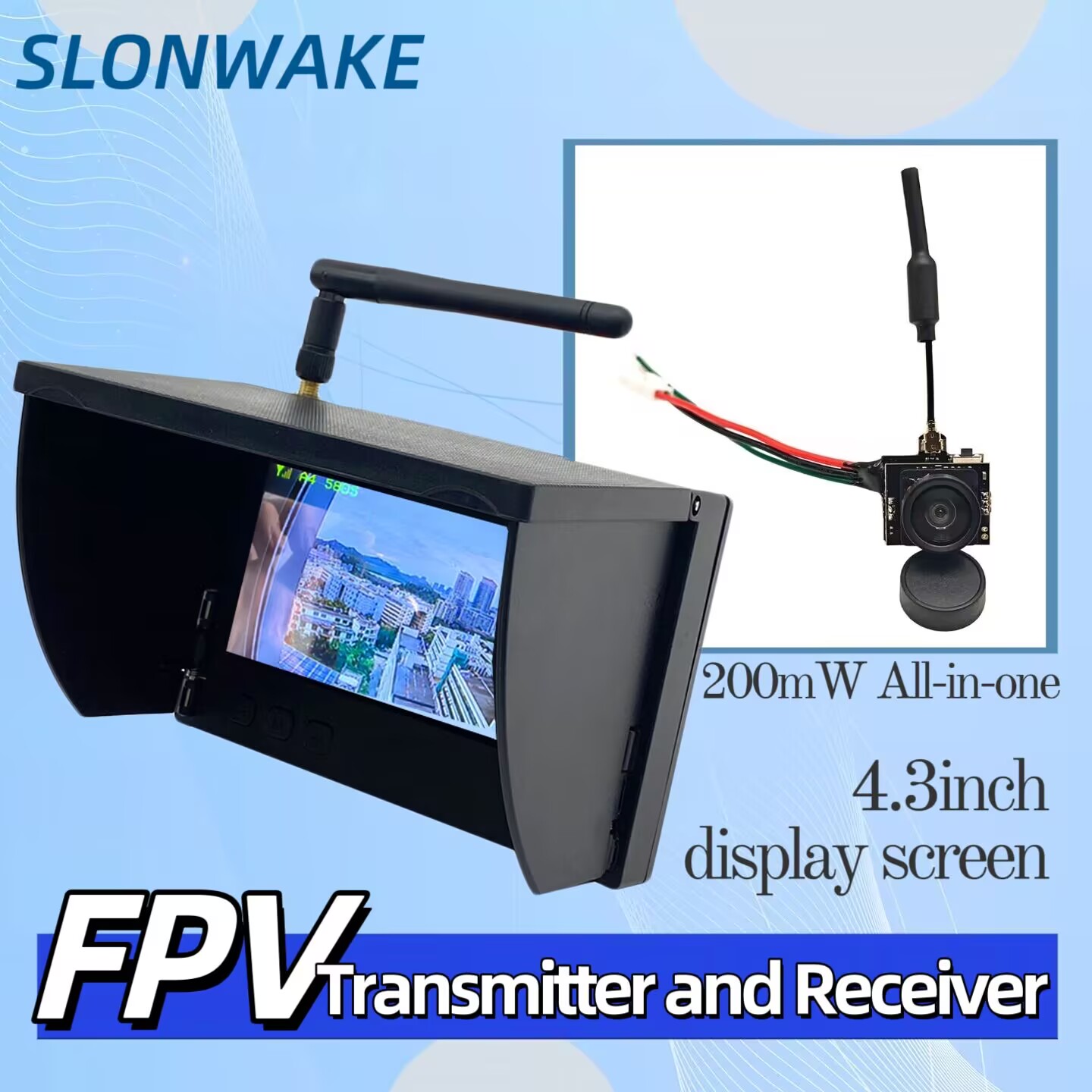 Drone Rc Camera - SLONWAKE Kamera Transmisi Video Analog 5.8G