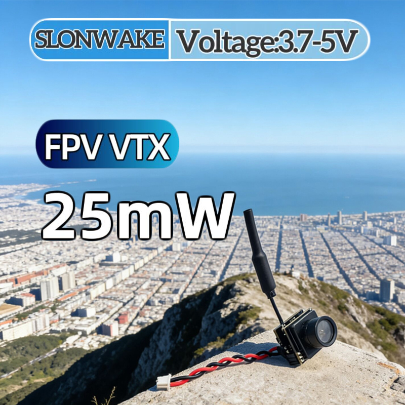 Drone Rc Transmitter And Receiver - SLONWAKE FPV 25mW Simulasi Daya VTX