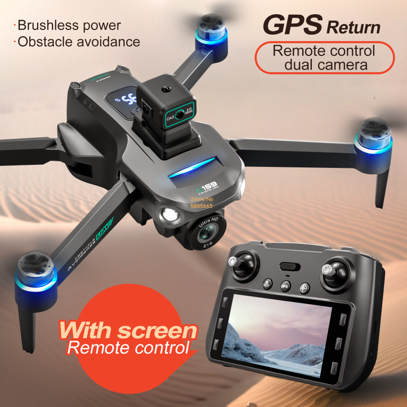 Drone Rc Plegable - Drone Quadcopter kendali jarak jauh, Drone