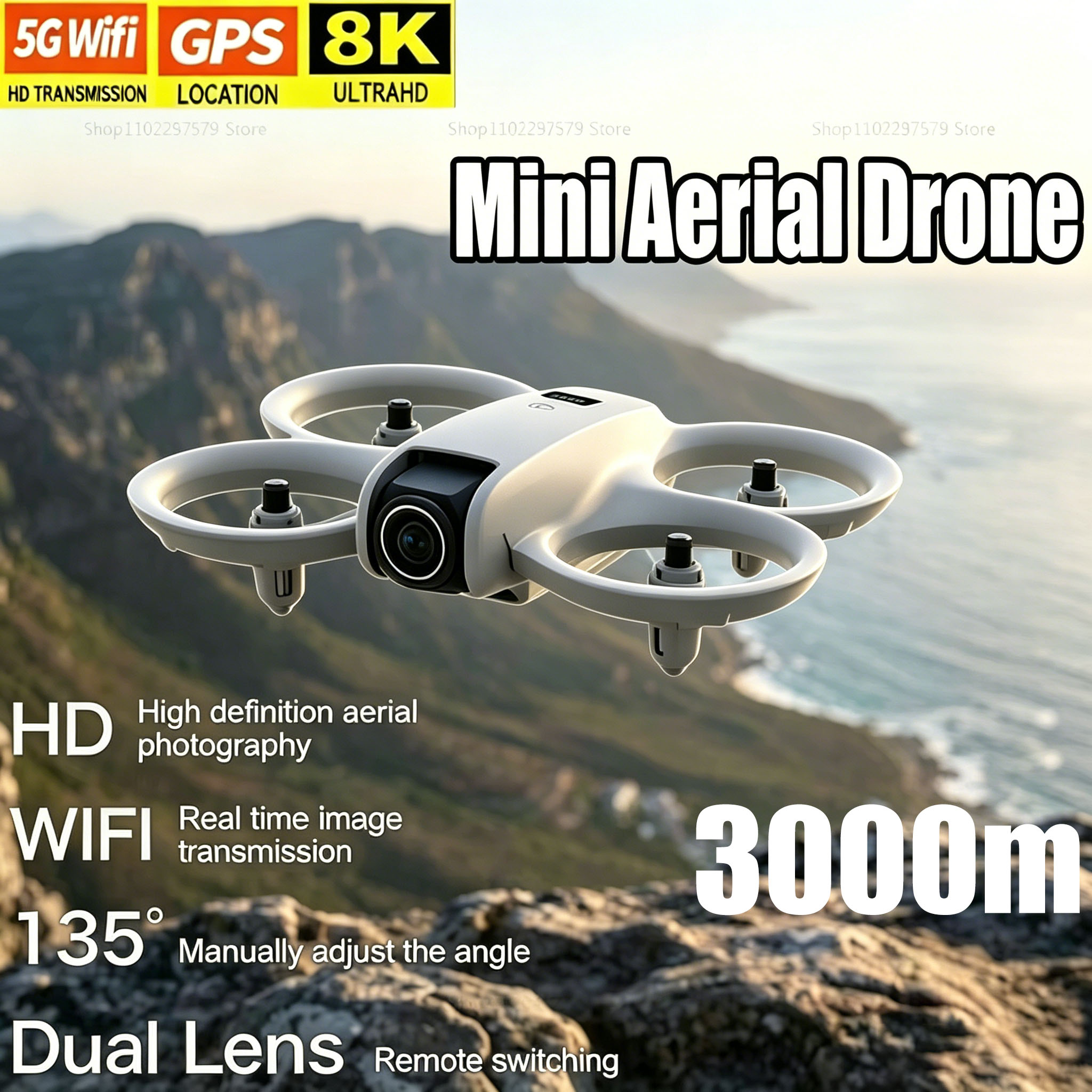 Drone Vera Rc - Drone Mini dengan Kamera HD 8K
