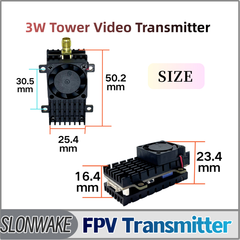 Drone Rc Transmitter And Receiver - Modul Transmisi Video FPV SLONWAKE 5.8G