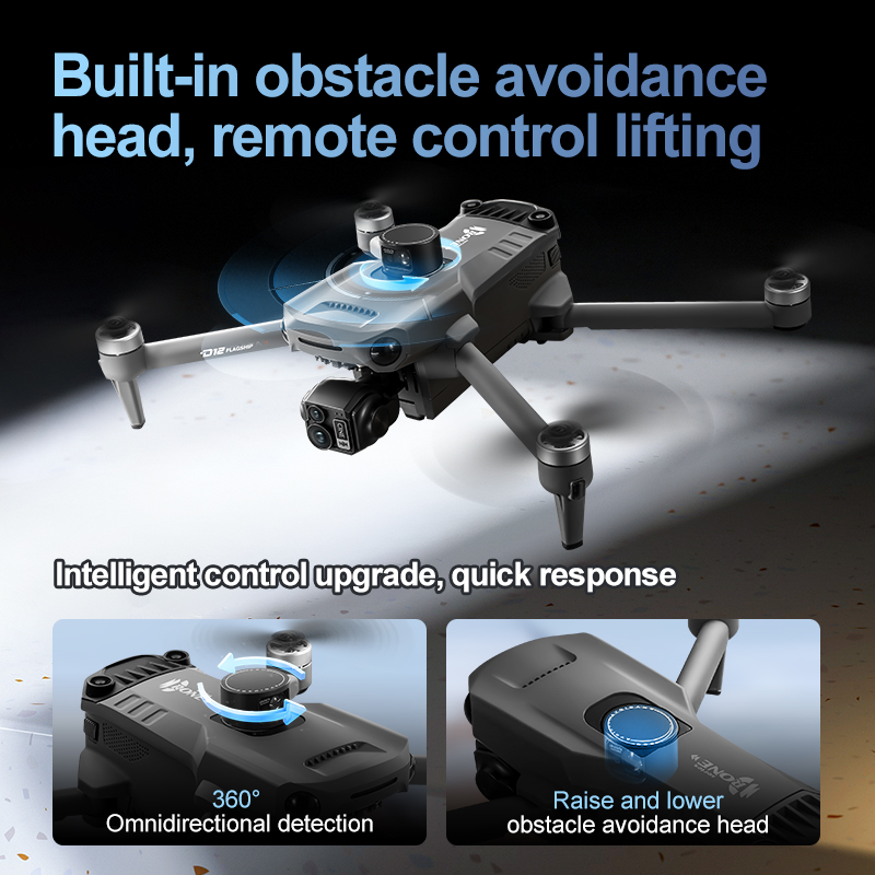 Drone RC Quadcopter 8K 3 Axis  - Drone Rc Plegable ulasan dan harga