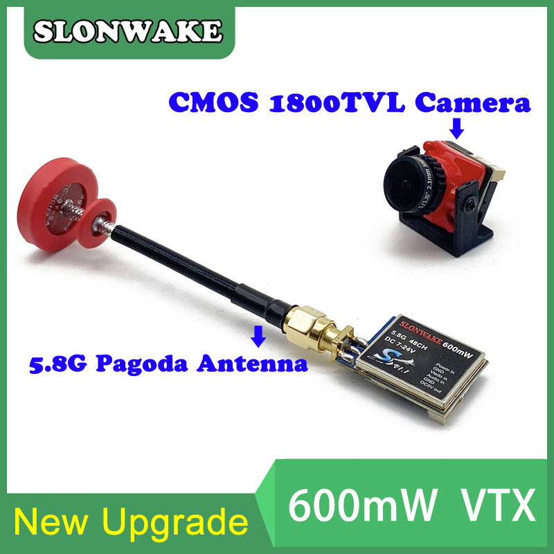 5.8G 48CH 600MW VTX-CAM FPV Pe - Drone Rc Transmitter And Receiver ulasan dan harga