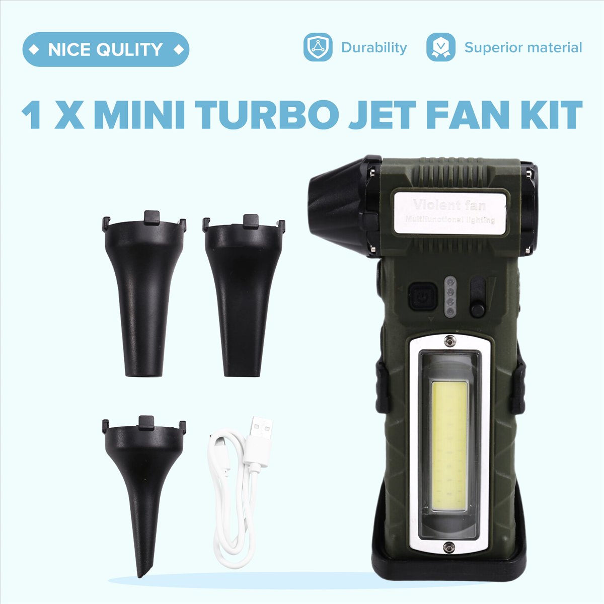 AT59 Kipas Turbo Jet Genggam d - Brushless Motor ulasan dan harga