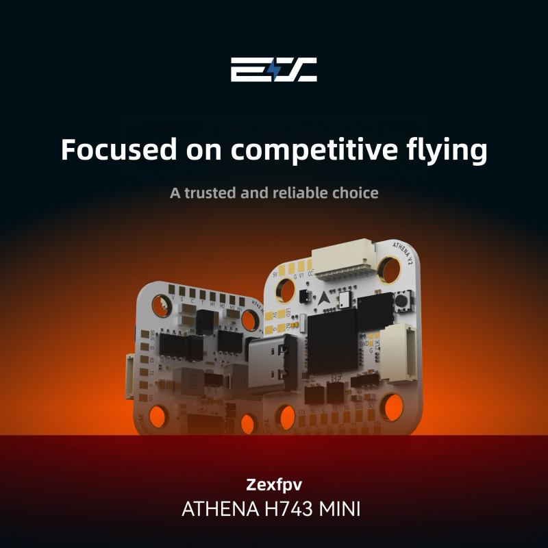 ZEX ATHENA H743 Mini Flight Co - Betaflight Flight Controller ulasan dan harga