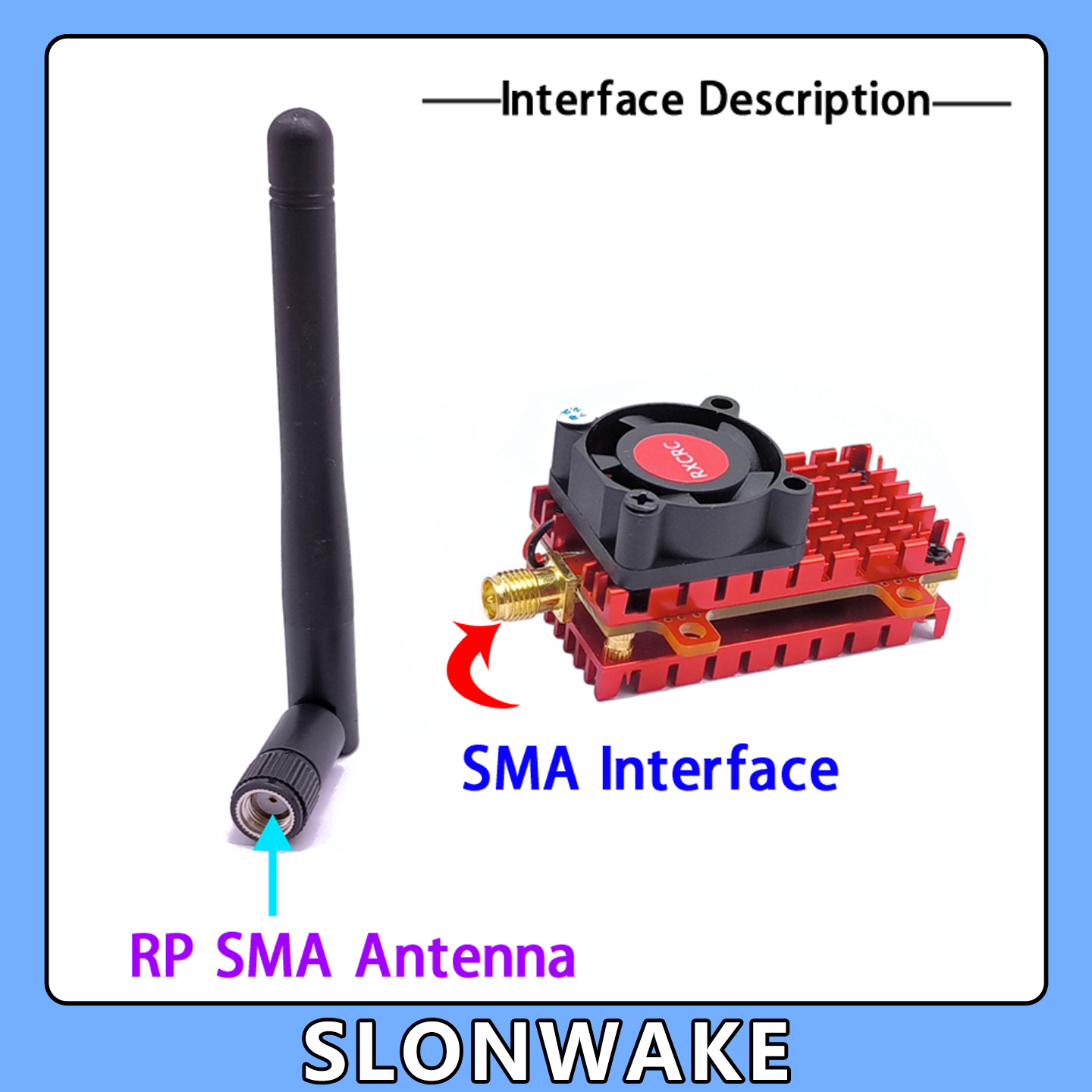 SLONWAKE 5.8G 2W VTX FPV Kamer - Drone Rc Camera ulasan dan harga