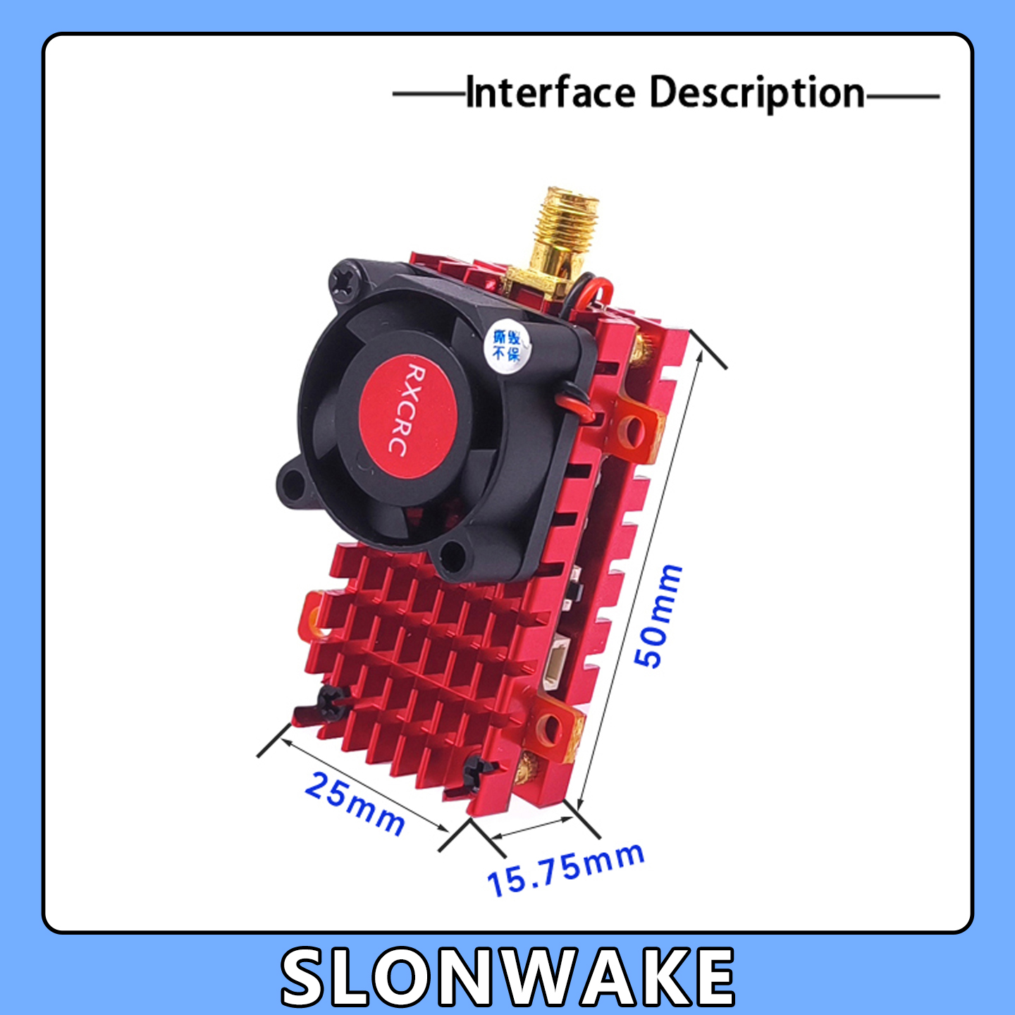 SLONWAKE 5.8G 2W VTX FPV Kamer - Drone Rc Camera ulasan dan harga
