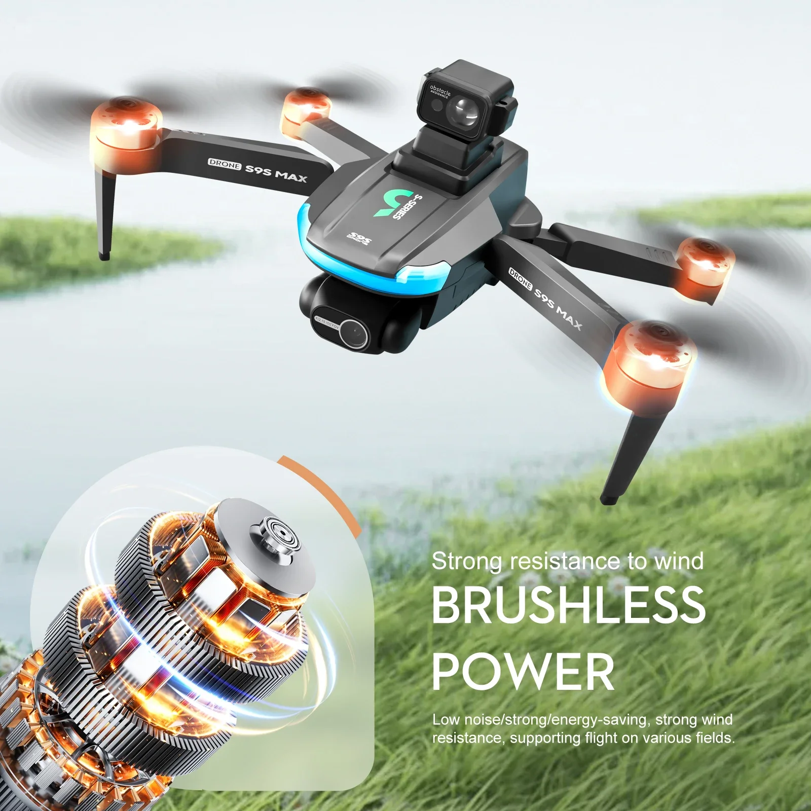 Drone MINI S9S MAX Baru 4K 2 S - Drone Rc Plegable ulasan dan harga