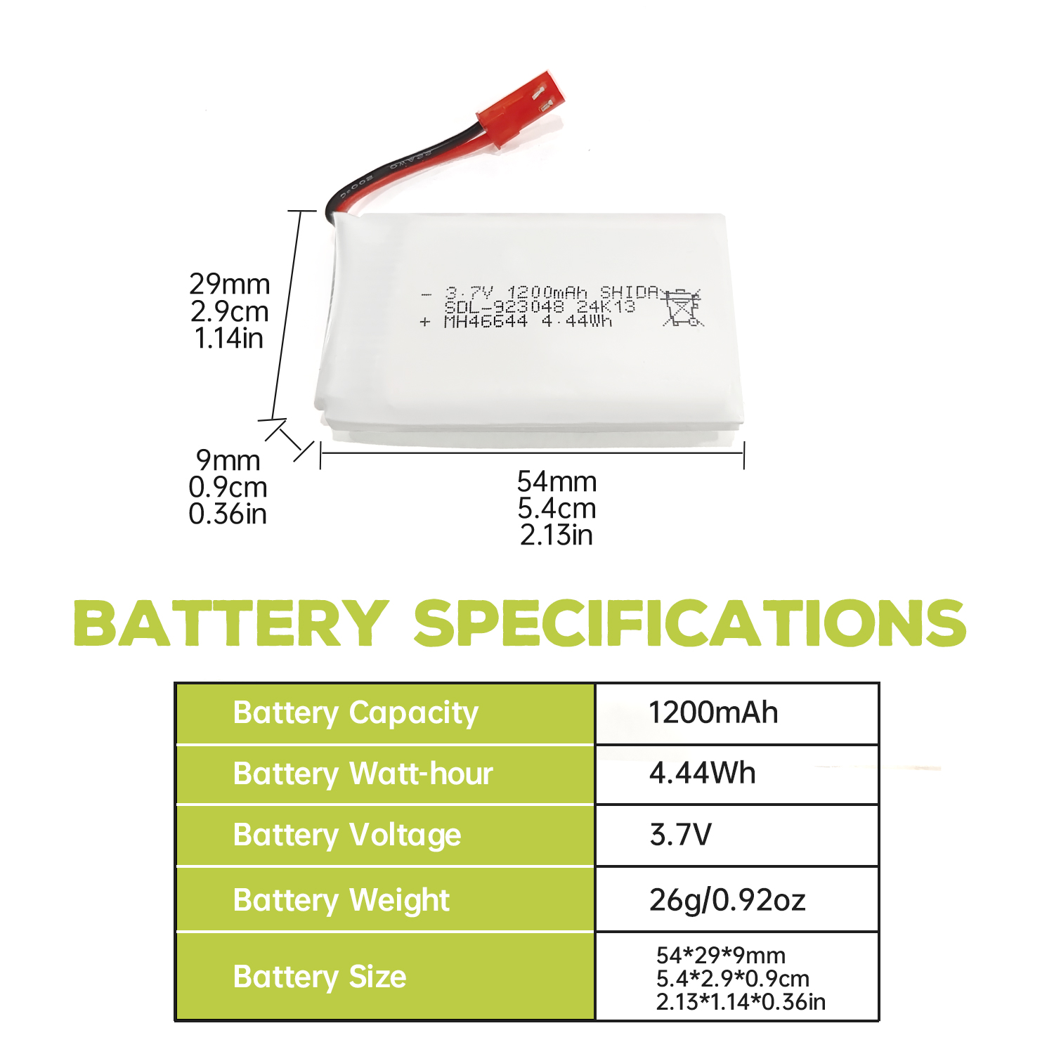 5 Buah Baterai Lipo Steker JST - Drone Mjx Rc ulasan dan harga