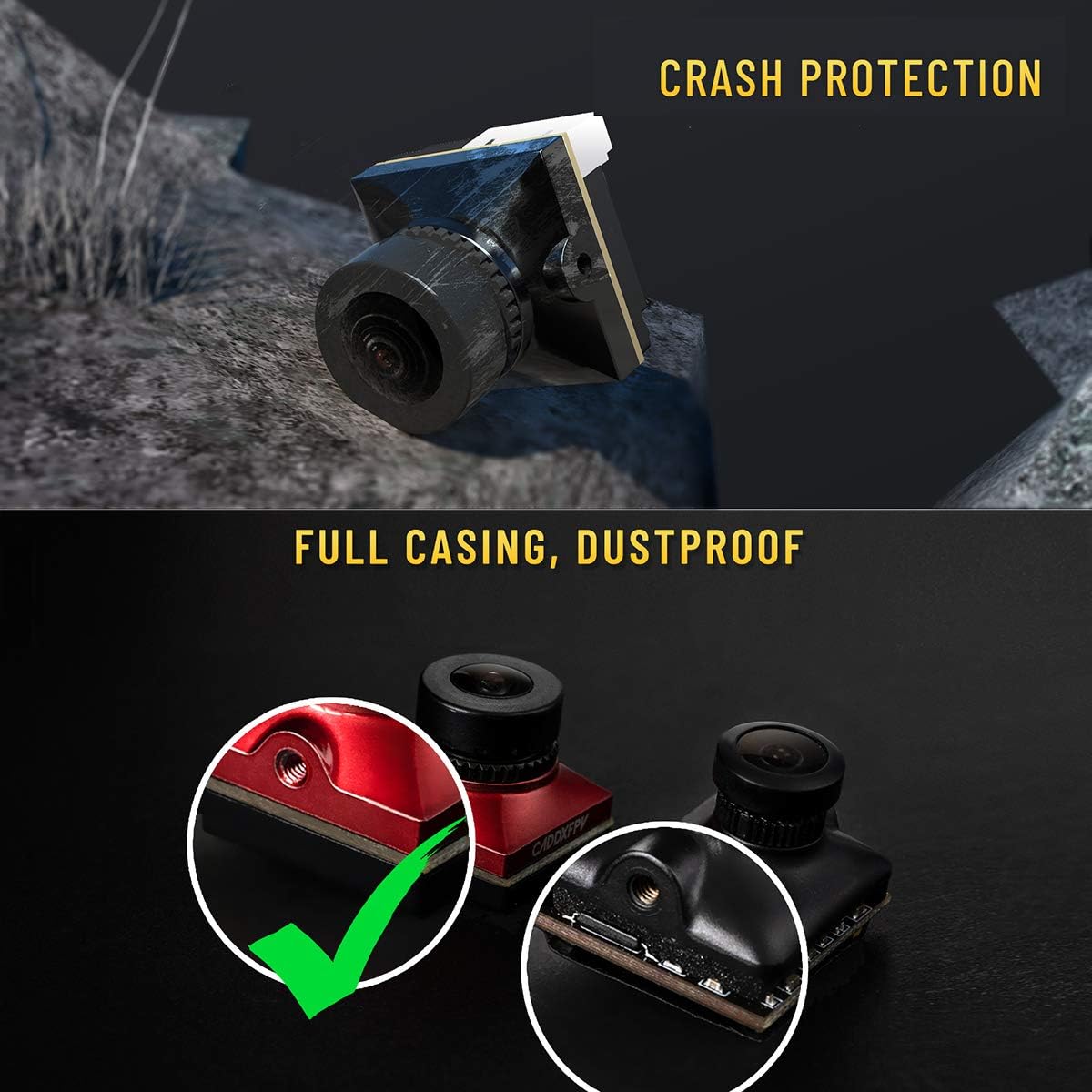 CADDX Kamera Micro FPV Ratel 2 - Drone Rc Camera ulasan dan harga