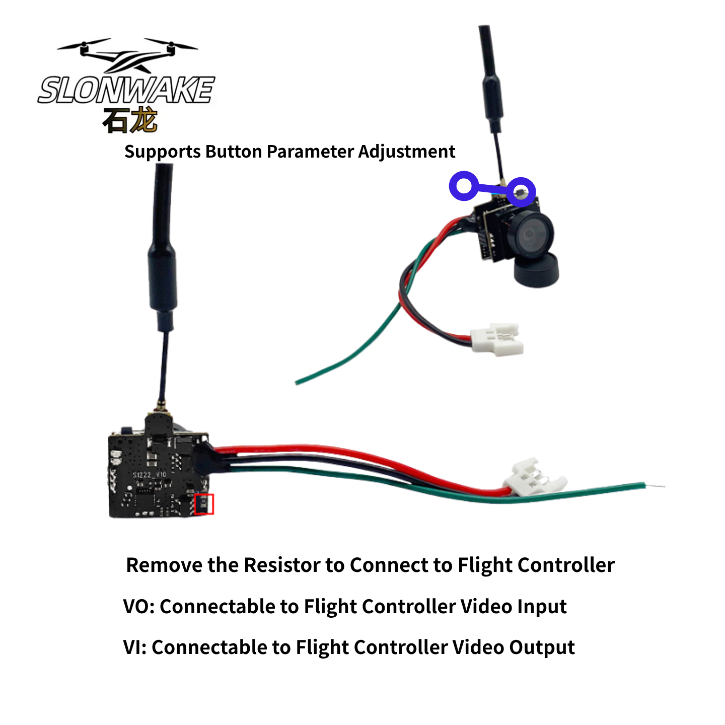 SLONWAKE Kamera Transmisi Vide - Drone Rc Camera ulasan dan harga