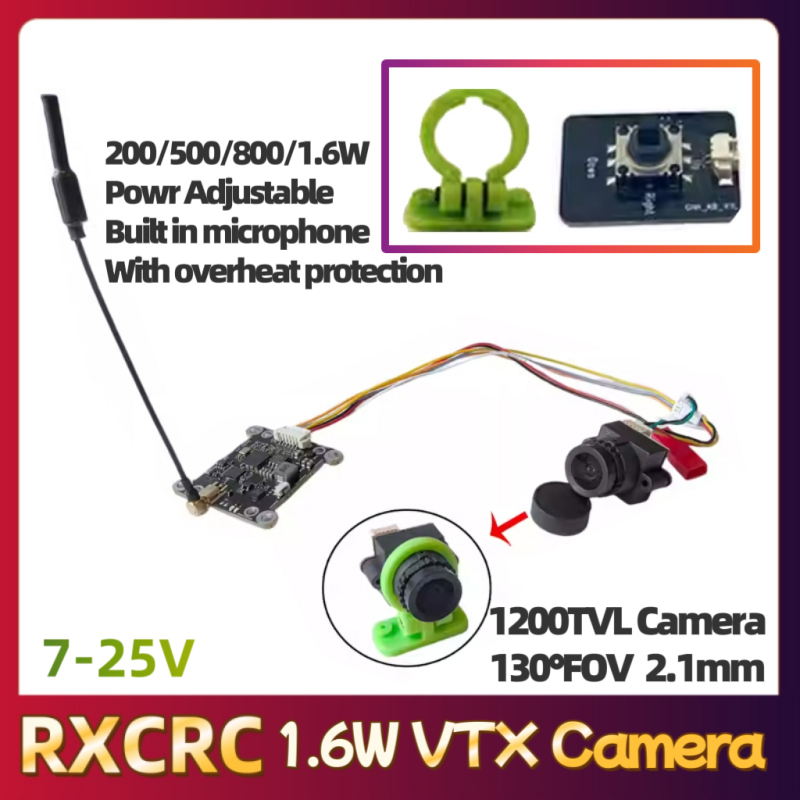 Modul RXCRC 5.8G 48CH 1.6W VTX - Drone Rc Transmitter And Receiver ulasan dan harga