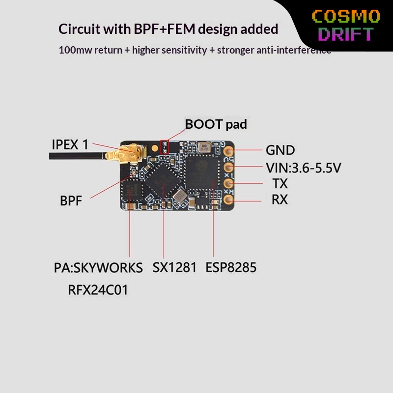 Penerima Hot BAYCK Expresslrs  - Drone Rc Transmitter And Receiver ulasan dan harga