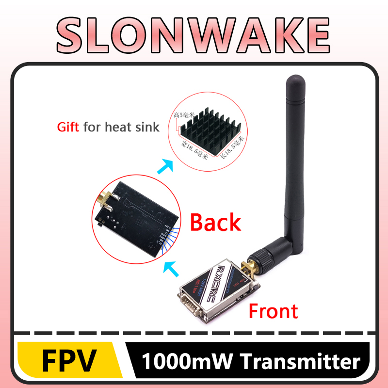 SLONWAKE 5.8G 48CH 1W VTX 100/ - Drone Rc Transmitter And Receiver ulasan dan harga