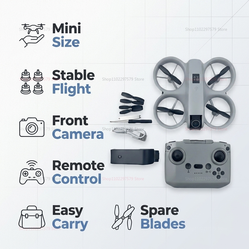 Drone Mini dengan Kamera HD 8K - Drone Vera Rc ulasan dan harga