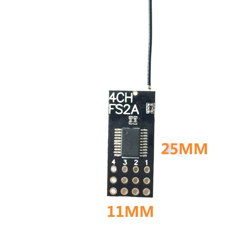 Flysky FS2A Penerima Mini 4CH  - Drone Rc Controller And Receiver ulasan dan harga