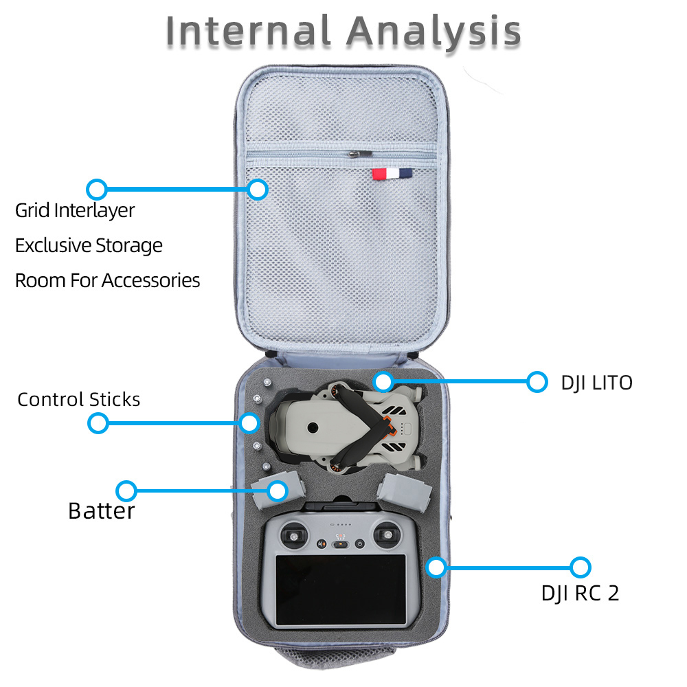 Untuk DJI Lito 1/Lito X1 Tas B - Drone Dji Rc N1 ulasan dan harga