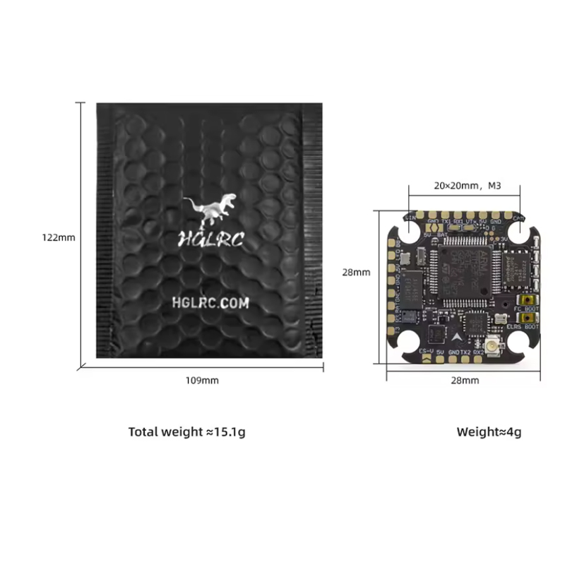 HGLRC SPECTER F722 Lite Flight - Betaflight Flight Controller ulasan dan harga