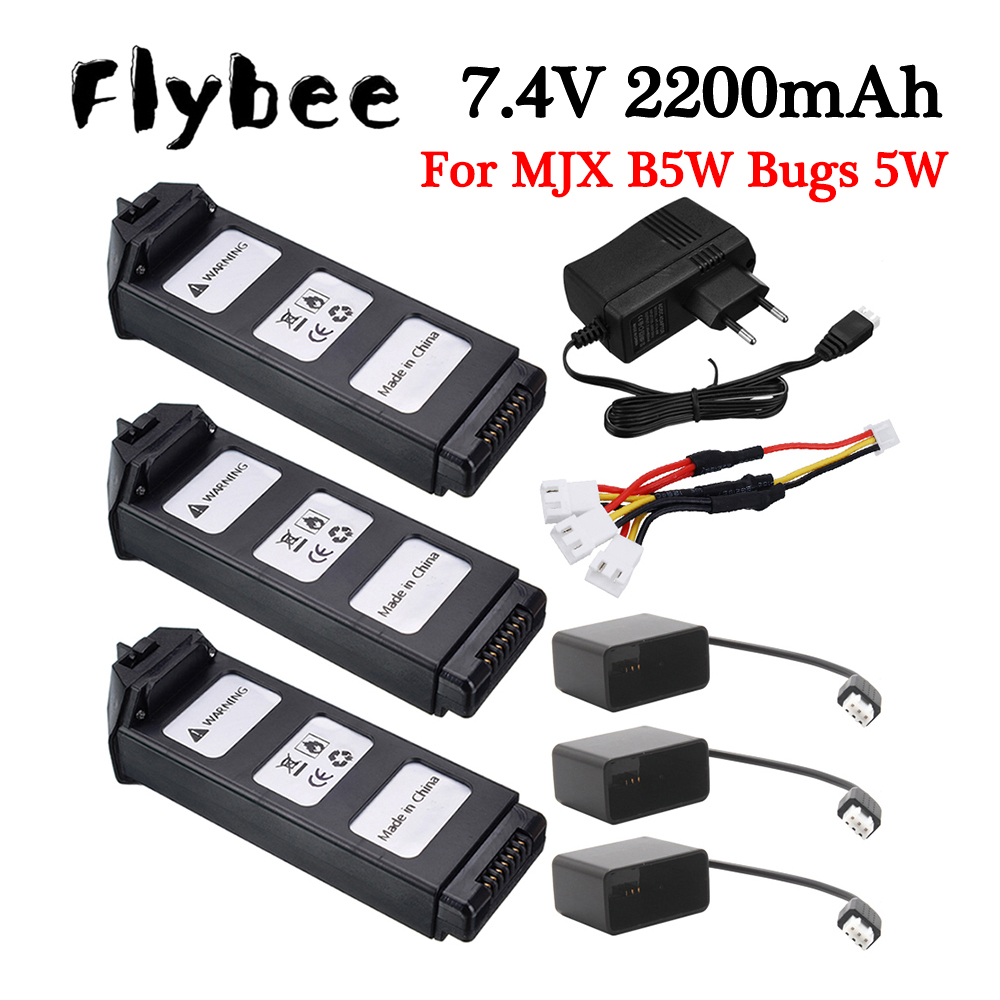 Baterai LiPo 7.4V 2200mAH untu - Drone Mjx Rc ulasan dan harga