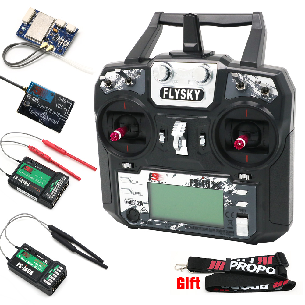 FLYSKY FS-i6X FS i6X 10CH 2.4G - Drone Rc Transmitter And Receiver ulasan dan harga