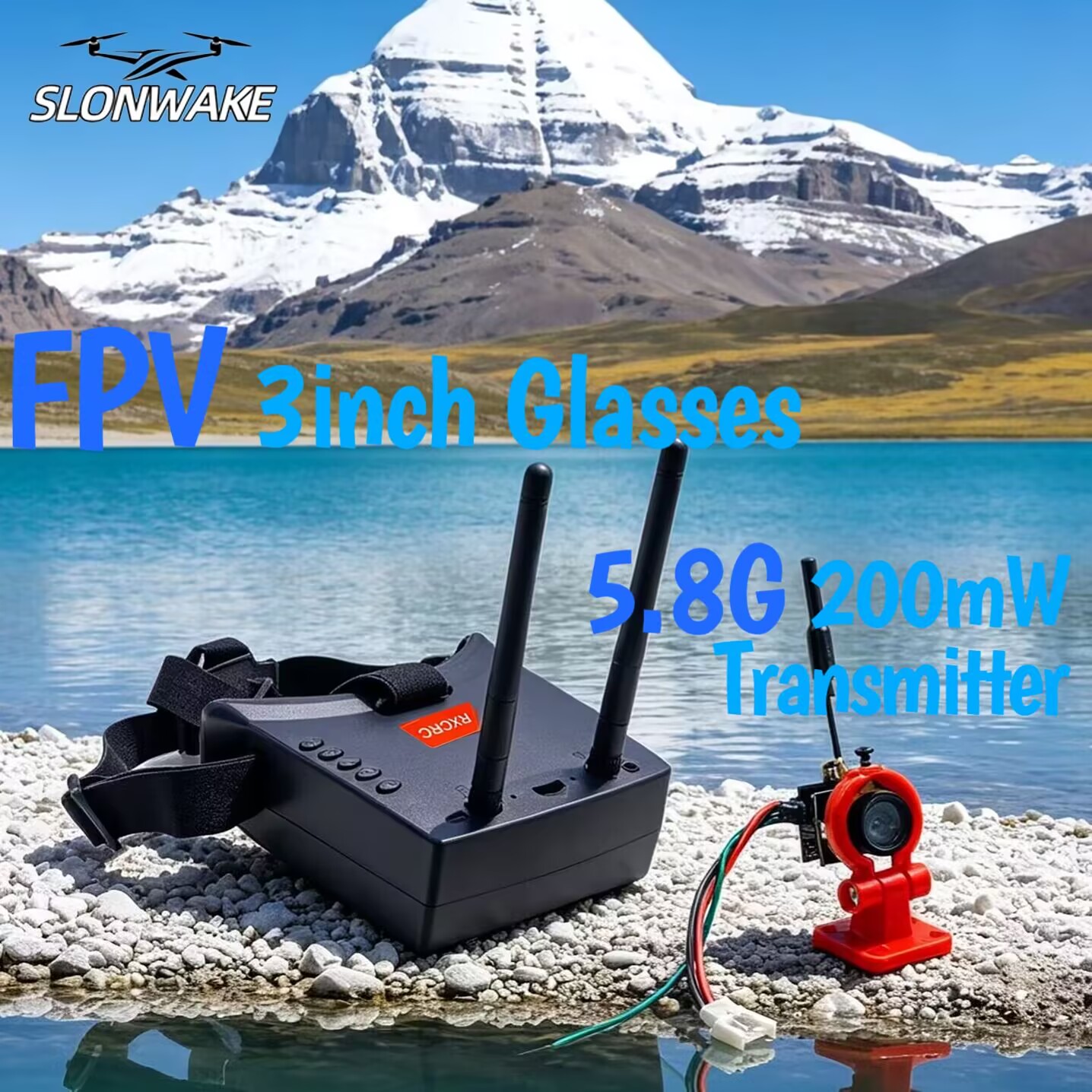 SLONWAKE 5.8G Kamera Transmisi - Drone Rc Camera ulasan dan harga