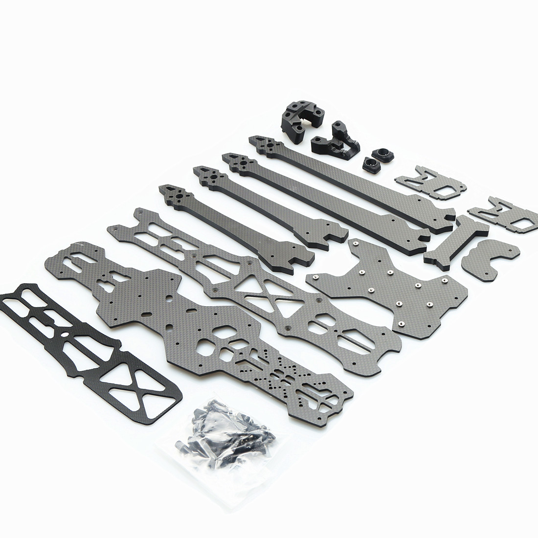 GK-V3 Drone bingkai serat karb - Drone Rc Kit ulasan dan harga